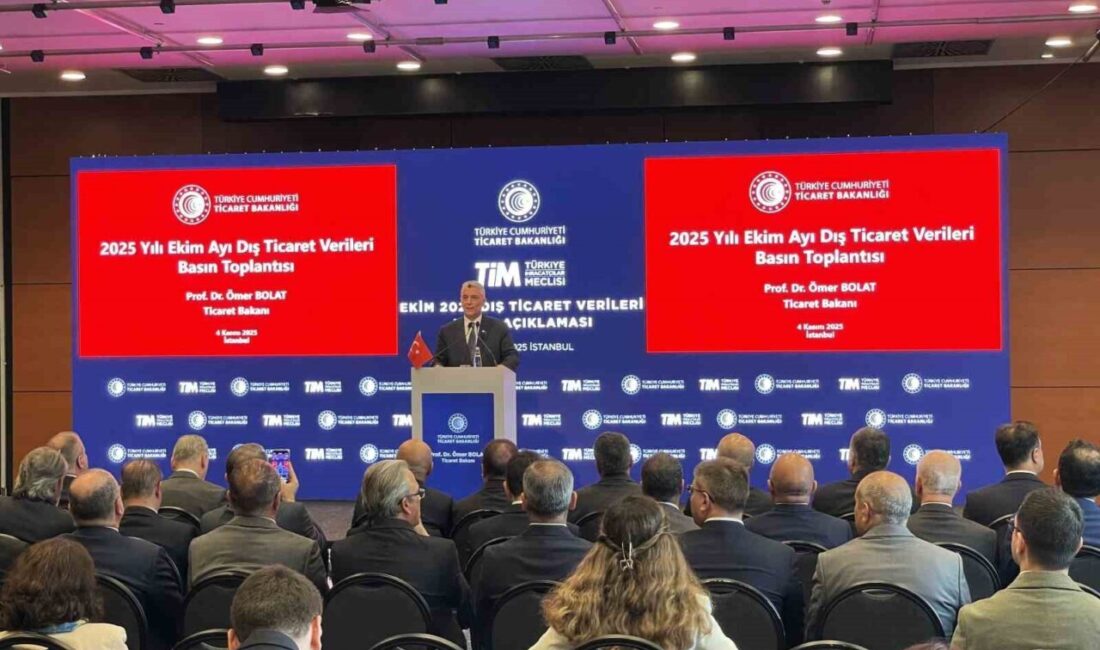 Ticaret Bakanı Ömer Bolat, Ekim ayında hem aylık hem de