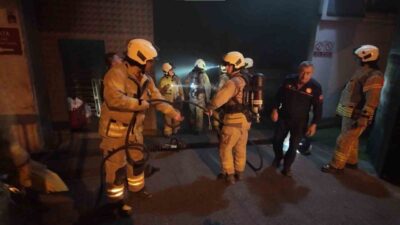 Çekmeköy’de vatandaşların yanık kokusu alması üzerine yapılan ihbar, muhtemel bir