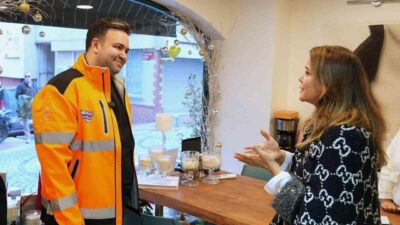 Beşiktaş Belediye Başkan Vekili Rasim Şişman, ilçe genelinde sürdürdüğü ziyaretler