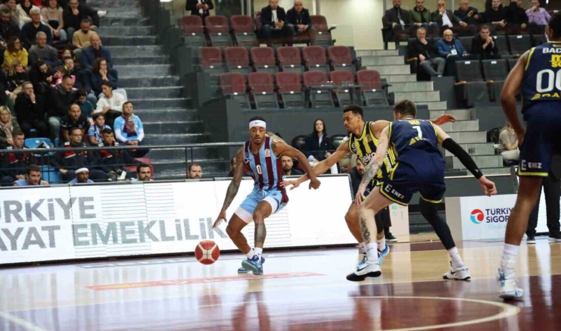 Basketbol Süper Ligi’nin 12. haftasında Trabzonspor evinde Fenerbahçe Beko’yu 99-73