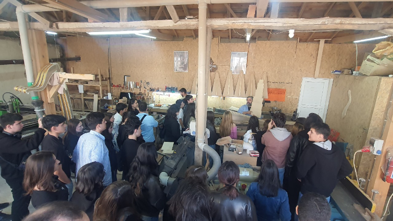 Sakarya güzel sanatlar lisesi öğrencilerinden Anatolian Harps’a anlamlı ziyaret