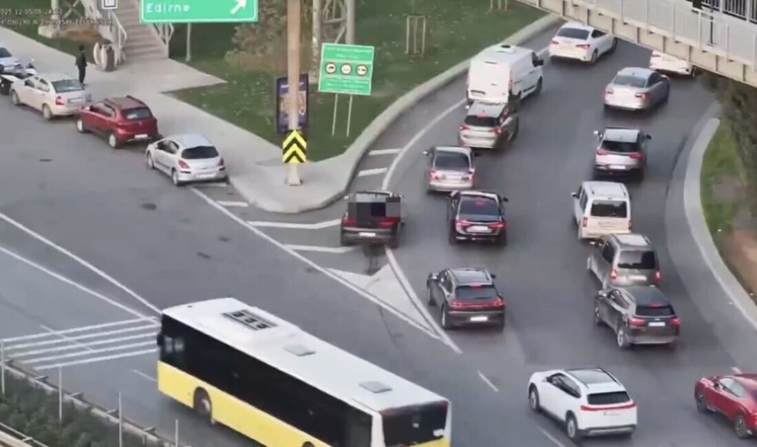 Beykoz Kavacık TEM bağlantısında dron destekli kontrolde, “kaynak yapma” olarak