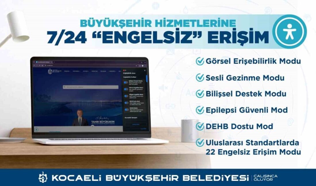 Kocaeli Büyükşehir Belediyesi, kentte yaşayan engelli bireylerin ve yaşlıların belediyecilik