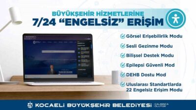 Kocaeli Büyükşehir Belediyesi, kentte yaşayan engelli bireylerin ve yaşlıların belediyecilik