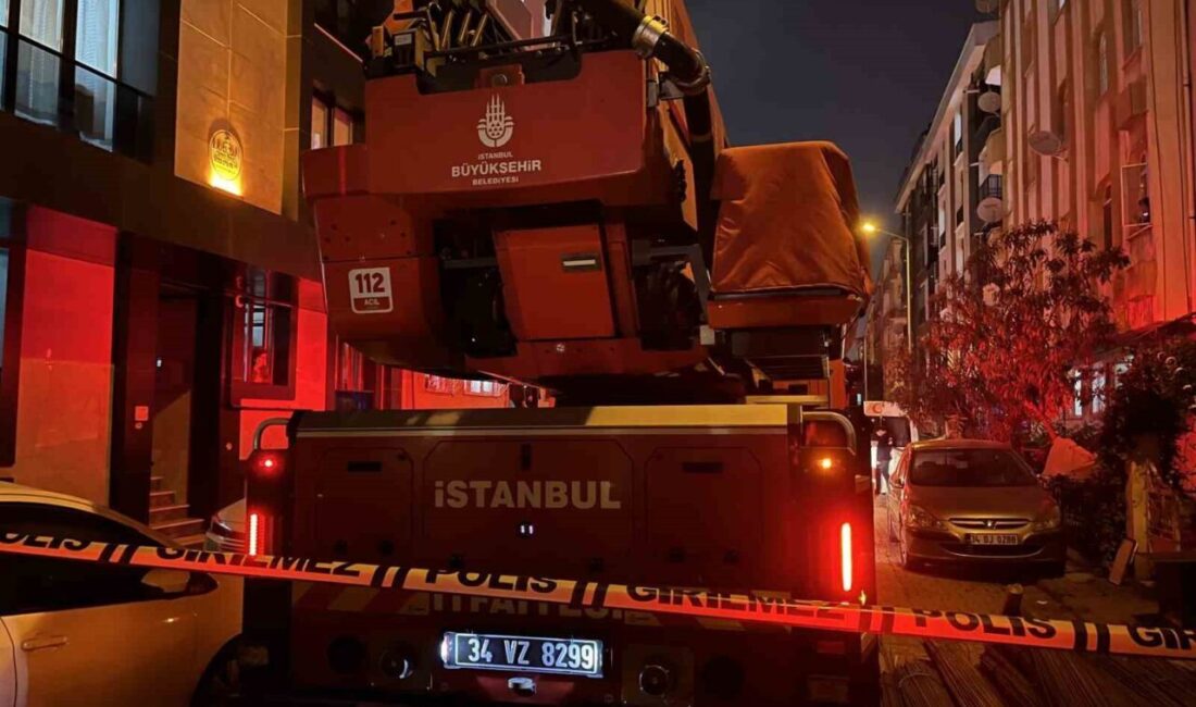 İstanbul Güngören’de, 6 katlı binanın bodrum katında henüz bilinmeyen bir