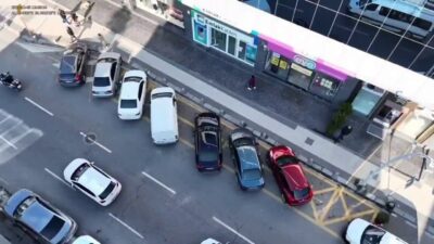 Beykoz’da ilçe genelinde dron destekli hatalı park ve trafik denetimleri