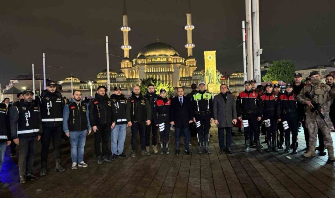 İstanbul İl Emniyet Müdürlüğü’nce, Taksim Meydanı’nda ve İstiklal Caddesi’nde suçla