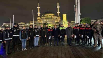 İstanbul İl Emniyet Müdürlüğü’nce, Taksim Meydanı’nda ve İstiklal Caddesi’nde suçla