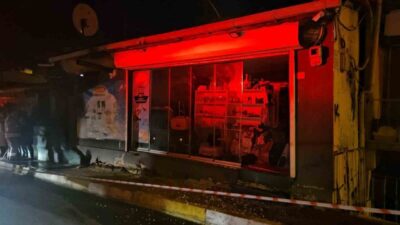 Sarıyer’de gece saatlerinde 2 katlı binanın üst katında yer alanda