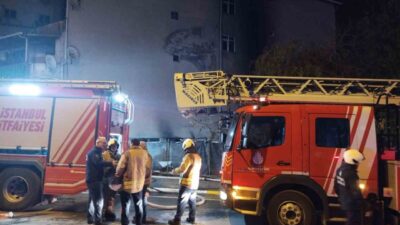 Sultanbeyli’de akşam saatlerinde bir boya kaporta dükkanında yangın çıktı. Yangın