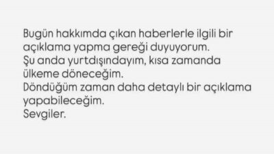 İstanbul Cumhuriyet Başsavcılığının ünlü isimlere yönelik yürüttüğü uyuşturucu soruşturması çerçevesinde
