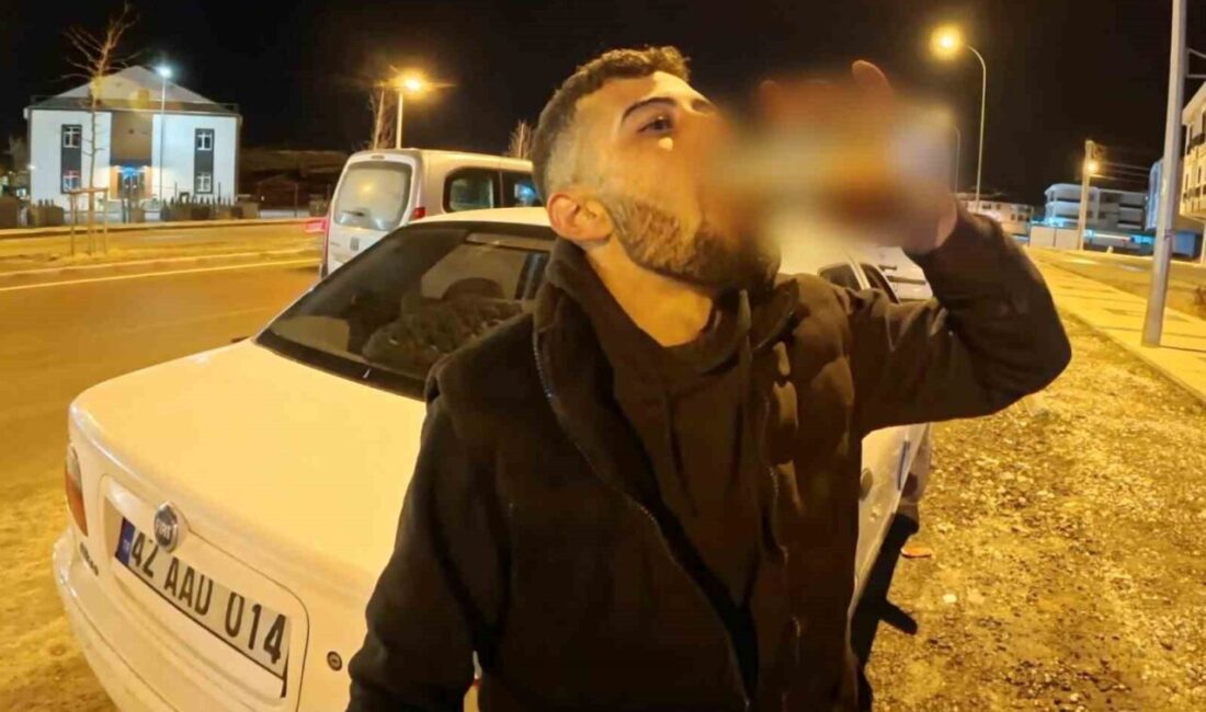 Aksaray’da alkollü araç kullanırken yakalanınca ehliyetine el konulup 11 bin