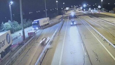 Edirne’de otoyolda ters yöne giren alkollü sürücü, faciaya davetiye çıkardı.