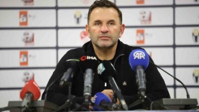 Galatasaray Teknik Direktörü Okan Buruk, 4-1 kazanarak finale çıktıkları Trabzonspor