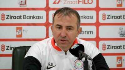 Çaykur Rizespor Direktörü Recep Uçar, Erzurumspor FK karşısında pozisyona girdikleri