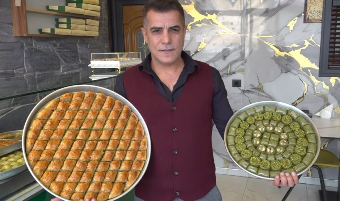 Gaziantep’te yaklaşan Ramazan ayı öncesi baklava talepleri arttı. Kentte baklavacılık