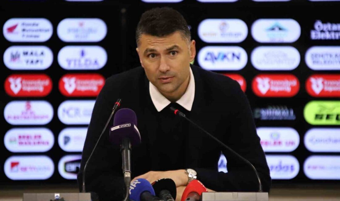 Gaziantep Futbol Kulübü Teknik Direktörü Burak Yılmaz, Kasımpaşa maçının ardından,