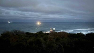 Kastamonu Cide açıklarında 10 gün önce vurulan Razouk isimli gemi