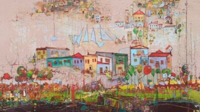 Ressam Hatice Aydoğan, “Hatice Aydoğan ile Mavi Nefes” resim sergisini