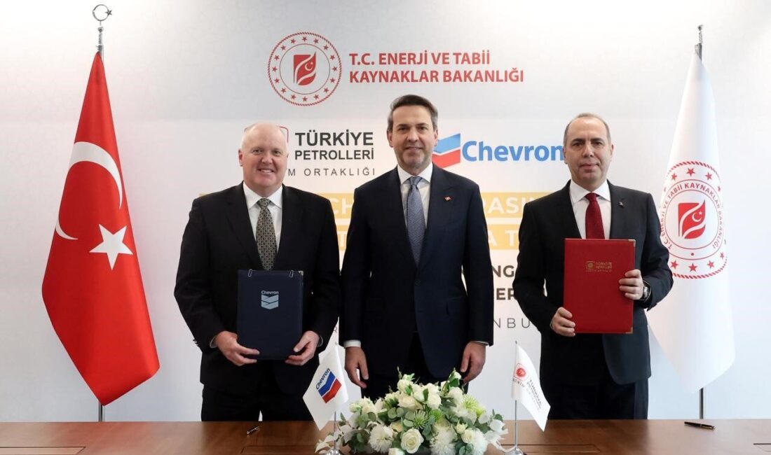 Türkiye Petrolleri (TPAO) ile Amerika Birleşik Devletleri enerji şirketi Chevron