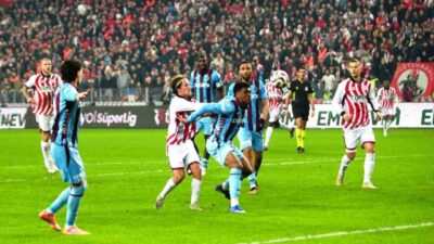 Trendyol Süper Lig’in 21. haftasında Samsunspor, sahasında Trabzonspor’a 3-0 mağlup