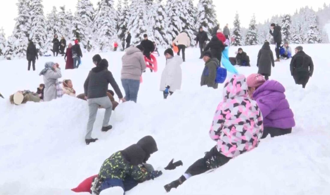 Kış turizminin önemli merkezlerinden olan Uludağ, yüzde 100 dolulukla hizmet
