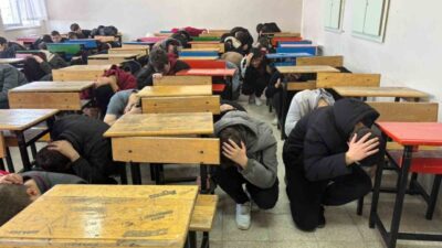 Kırklareli’nin Babaeski ilçesinde Deprem Haftası kapsamında öğrencilere yönelik deprem ve