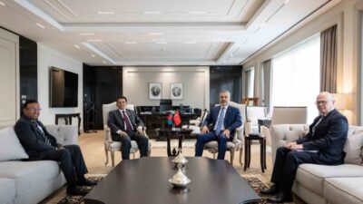 Dışişleri Bakanı Hakan Fidan, Bangladeş Dışişleri Bakanı Khalilur Rahman ile