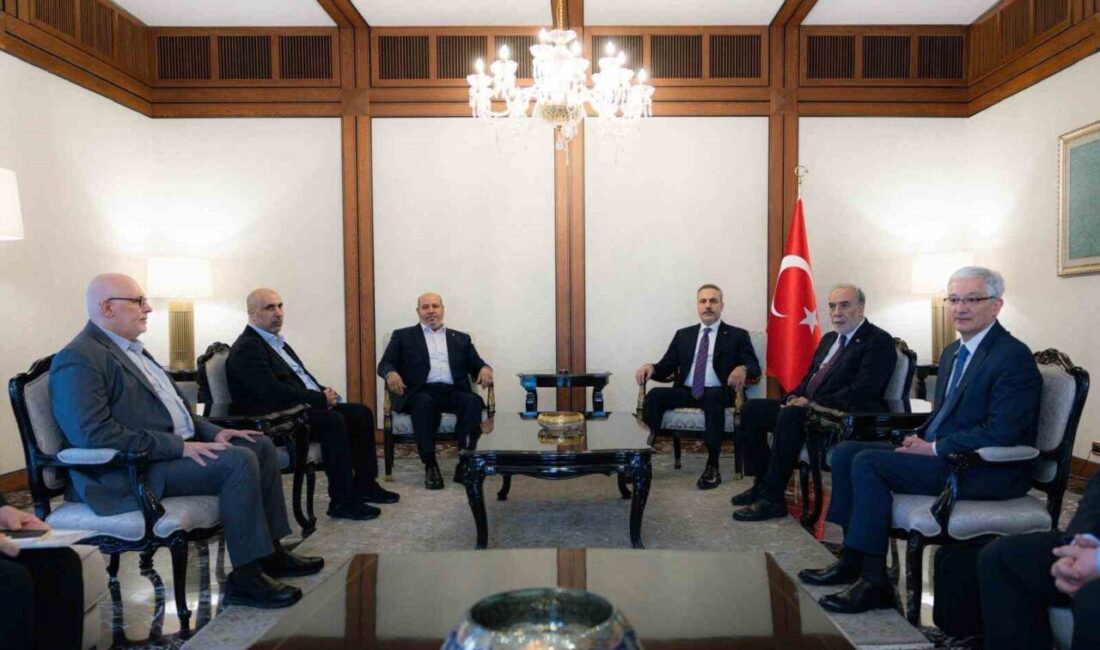 Dışişleri Bakanı Hakan Fidan, Hamas Siyasi Büro Üyesi Halil Hayye