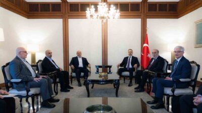 Dışişleri Bakanı Hakan Fidan, Hamas Siyasi Büro Üyesi Halil Hayye