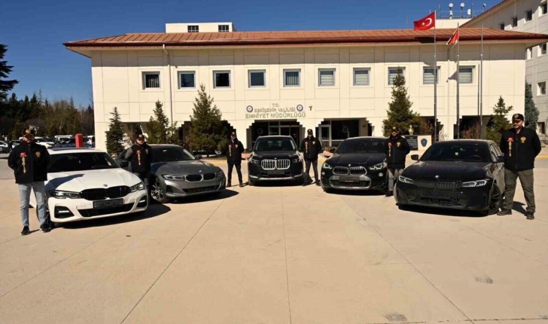 Eskişehir’e yurt dışından kaçak yollarla 100’ü aşkın çalıntı, hacizli ve