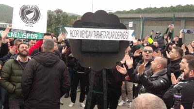 Kocaelispor taraftar grubu Hodri Meydan Taraftarlar Derneği üyeleri, son haftalarda