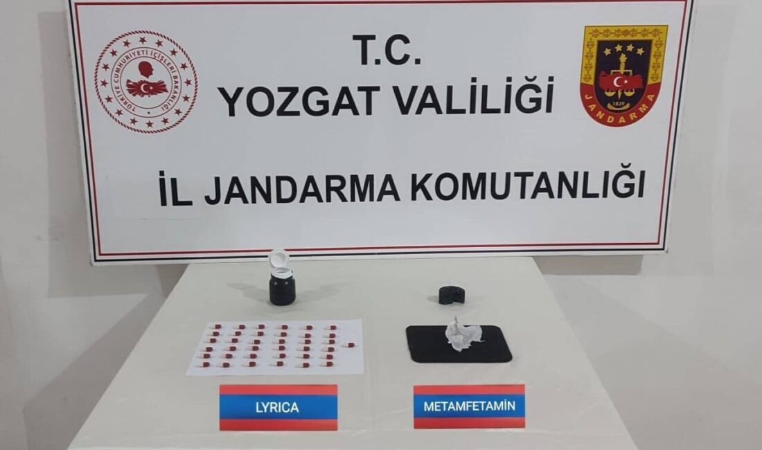 Yozgat İl Jandarma Komutanlığı ekipleri, yaptığı istihbari çalışmalar sonucu uyuşturucu