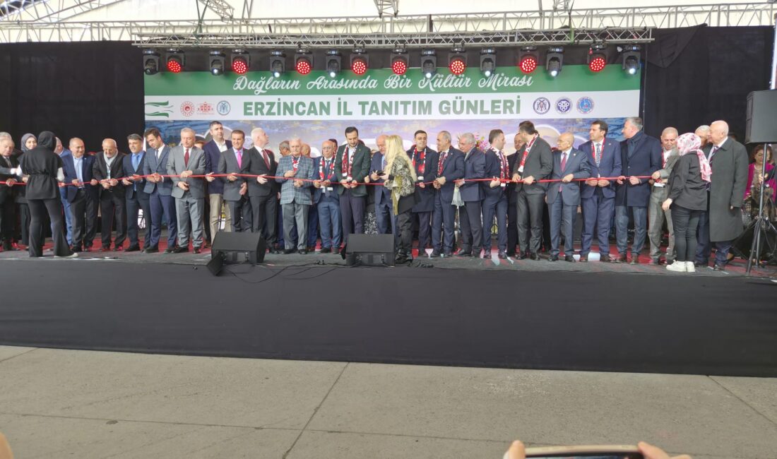 Erzincan Tanıtım Günleri’nin üçüncü gününde Binali Yıldırım’dan Çayırlı standına ziyaret