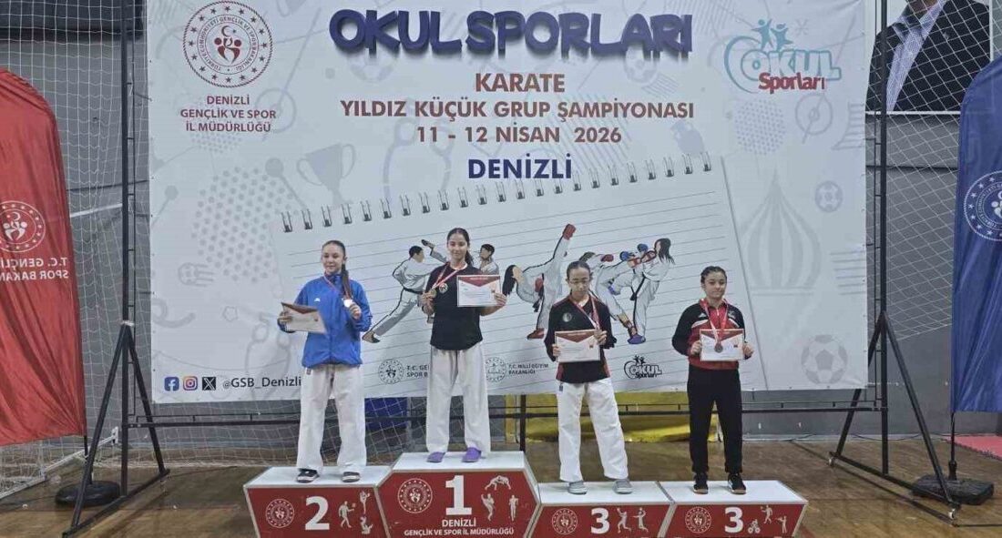 Afyonkarahisarlı karateciler Denizli’de derece elde ederek Türkiye Şampiyonası’na katılma hakkı