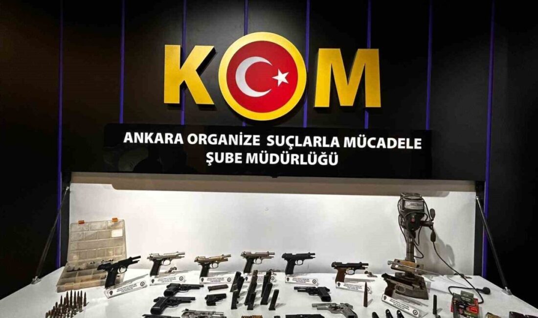 Ankara’da suç örgütlerine silah temin ettiği tespit edilen şüphelilere yönelik