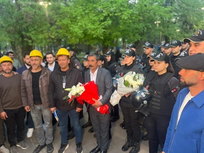 İçişleri Bakanı Mustafa Çiftçi, “Ankara’da günlerdir devam eden madenci eyleminin