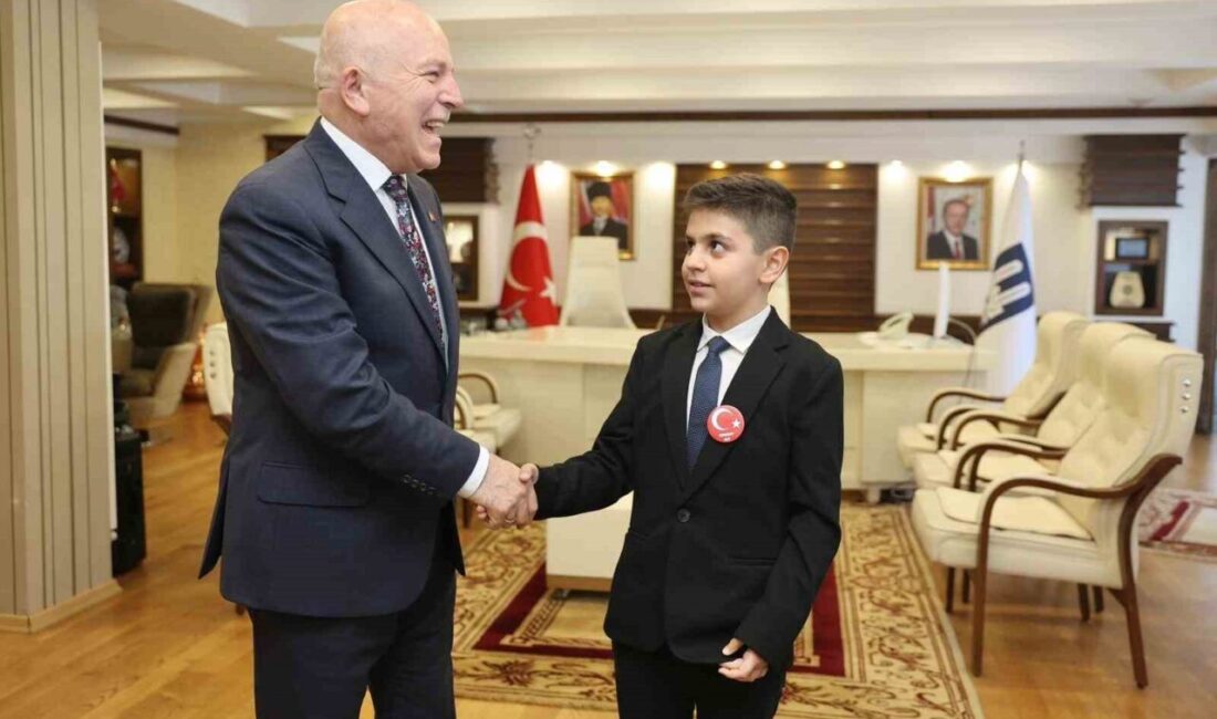 23 Nisan Ulusal Egemenlik ve Çocuk Bayramı kapsamında temsili olarak