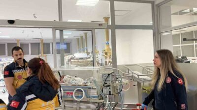 Çanakkale Mehmet Akif Ersoy Devlet Hastanesi yenidoğan yoğun bakım ünitesinde