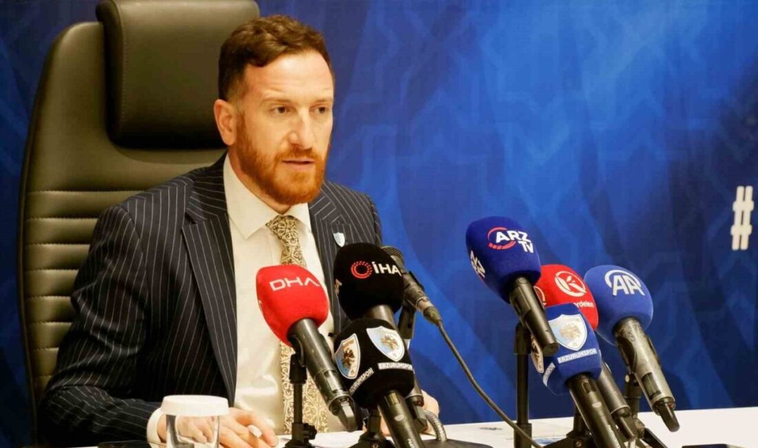 Erzurumspor FK Başkanı Ahmet Dal, Erzurum’da kar yağışından dolayı son