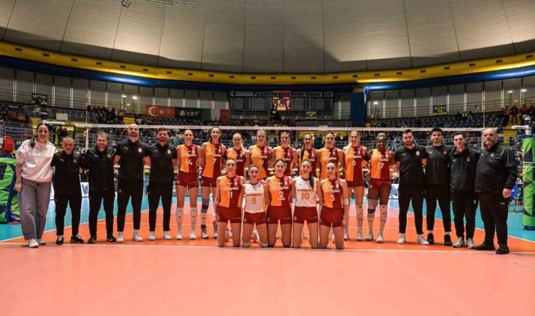 Galatasaray Daikin, 2026 CEV Kupası finalinin ilk maçında deplasmanda İtalya