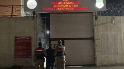 Jandarma ekipleri Erzurum’da hırsızlık suçundan dolayı hakkında arama karı olan
