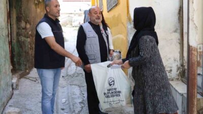 Hatay Büyükşehir Belediyesi (HBB), ihtiyaç sahibi vatandaşlara yönelik sosyal destek