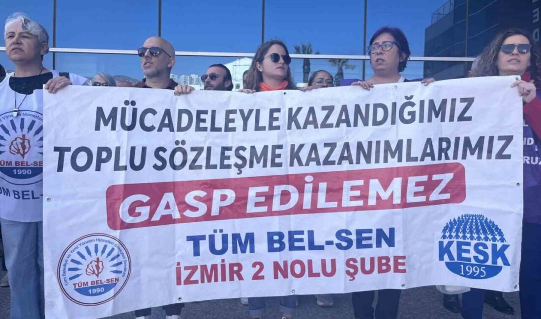İzmir’de Karşıyaka, Bayraklı, Buca ve Narlıdere belediyelerinde görev yapan memurlar,