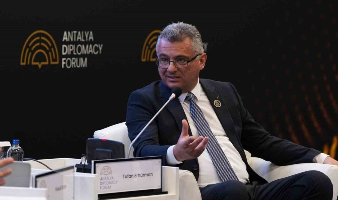 Antalya Diplomasi Forumu’nda konuşan Kuzey Kıbrıs Türk Cumhuriyeti (KKTC) Cumhurbaşkanı