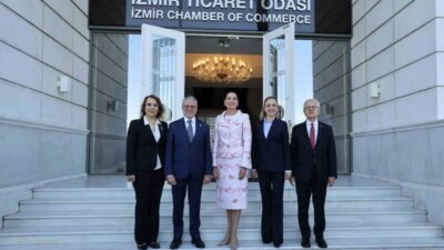 Kosta Rika Cumhuriyeti First Lady’si Signe Zeikate, İzmir Ticaret Odası’nda