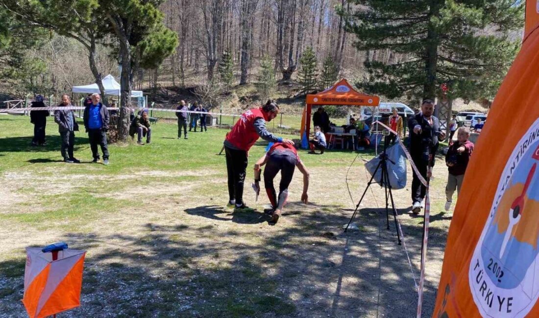 Kütahya’nın Domaniç ilçesinde düzenlenen Türkiye Oryantiring Federasyonu Milli Takım Seçme