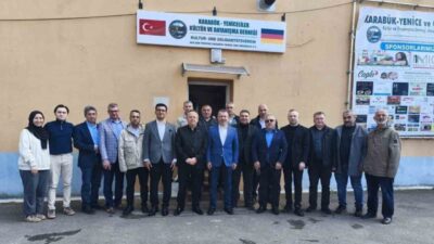 Karabük Üniversitesi (KBÜ) Rektörü Prof. Dr. Fatih Kırışık, Almanya’da Karabük-Yeniceliler