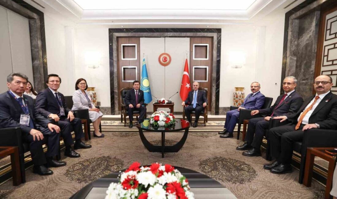 Türkiye Büyük Millet Meclisi Başkanı (TBMM) Numan Kurtulmuş, Kazakistan Parlamentosu