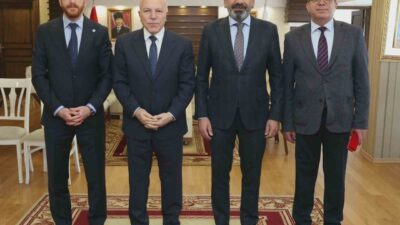 Erzurum’da görüşmeler yapan Türkiye Futbol Federasyonu 1. Başkan Vekili, İcra